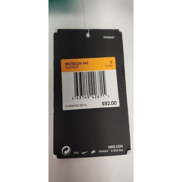 Nike Scoop Neck Sleeveless Swimwear Tankini Top Neon Green Black Size Small - Picture 8 of 8